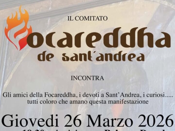 🔥 Il Comitato Focareddha de Sant’Andrea incontra la cittadinanza: un nuovo percorso di partecipazione e tradizione